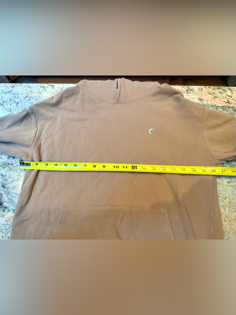 Zyia Active Cozy Pullover Hoodie Sweatshirt Brown Taupe Size Medium.Like new - Picture 7 of 11
